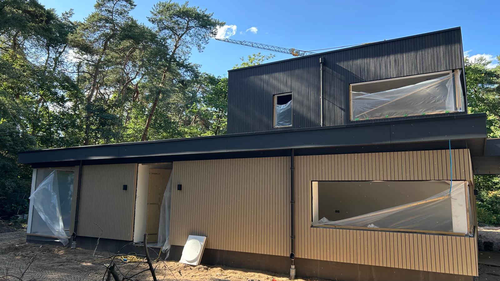 Woning met verhoogd bouwdeel